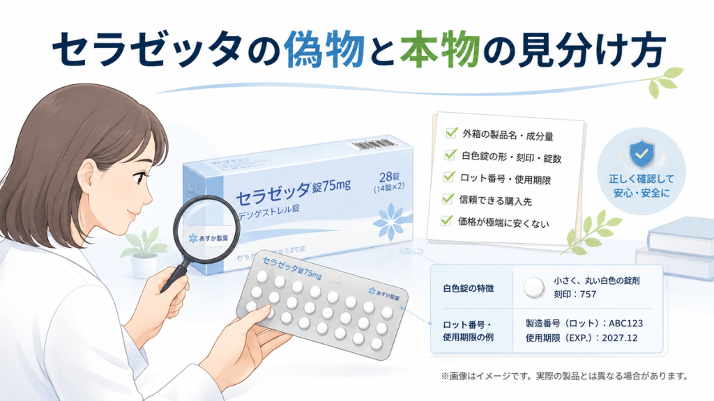 セラゼッタの偽物と本物の見分け方