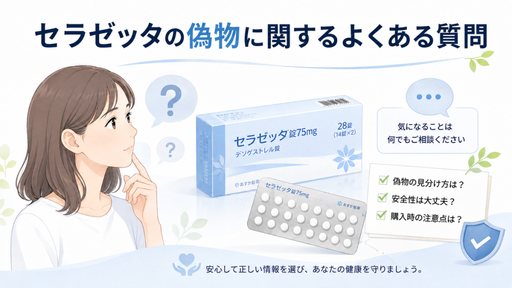 セラゼッタの偽物に関するよくある質問