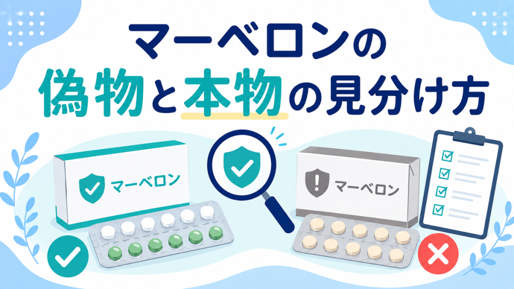 マーベロンの偽物と本物の見分け方