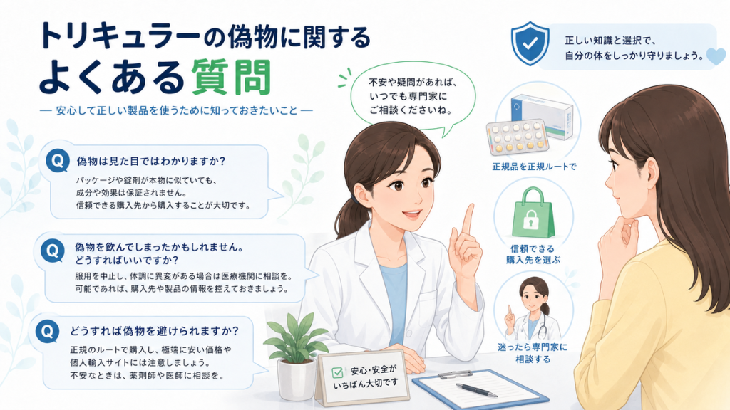 トリキュラーの偽物に関するよくある質問