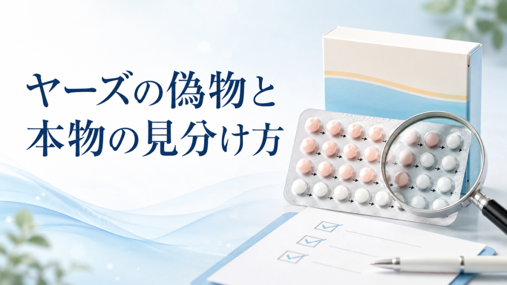 ヤーズの偽物と本物の見分け方